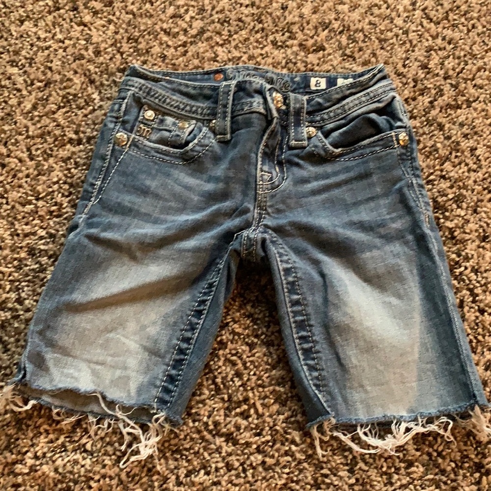 Miss Me cuffed Capri pants